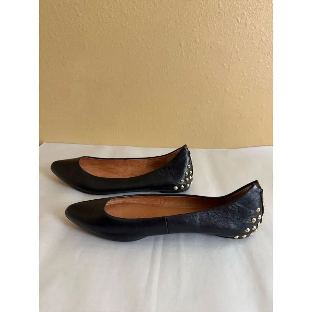 Halogen Black Flats Pointed Toe Style SZ 7.5 M